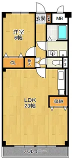 ヴィエント【2階】の間取り