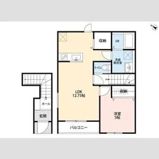 リーブルファイン鴻巣大間【2階】の間取り