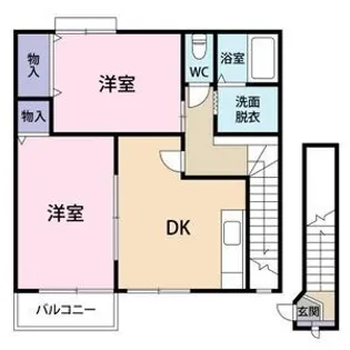 クレストール羽鳥【2階】の間取り