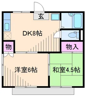 ルミエールアン【2階】の間取り