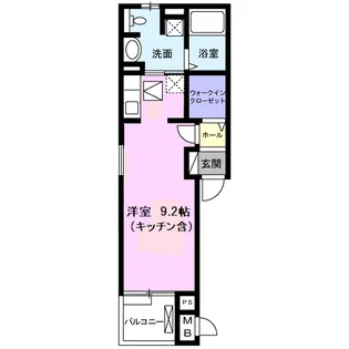 セピア【1階】の間取り