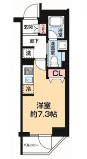 アゼスト阪東橋2【9階】の間取り