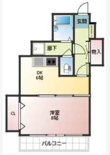 ハイツリッチモンド【6階】の間取り