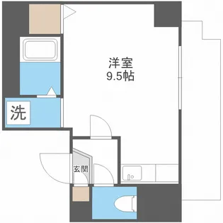 北海道札幌市中央区南六条東1【マンション】の間取り
