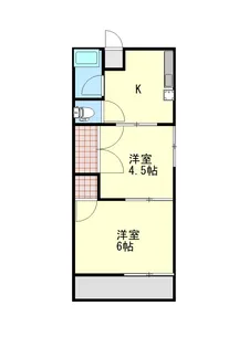 みつるハイツ【2階】の間取り