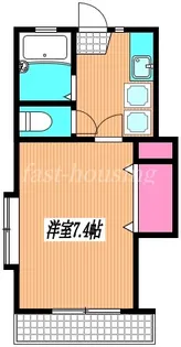 ハイツ光【1階】の間取り