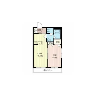 パセボナール用賀【1階】の間取り