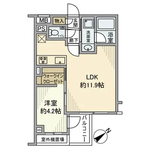 オープンレジデンシア西荻窪【2階】の間取り
