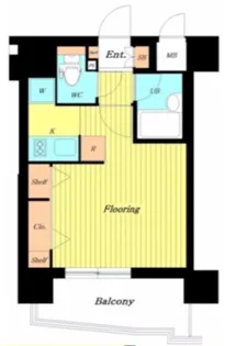 アクロス赤坂【6階】の間取り