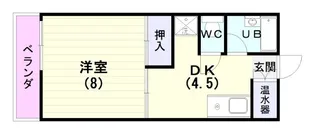 オリジンファースト【3階】の間取り