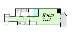 エスリード阿波座ラグジェ【14階】の間取り