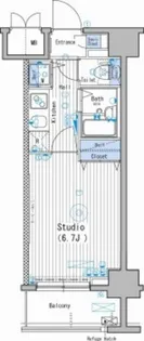 ガーラ・シティ深川扇橋【3階】の間取り