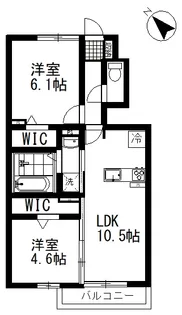 ソラーナ【1階】の間取り