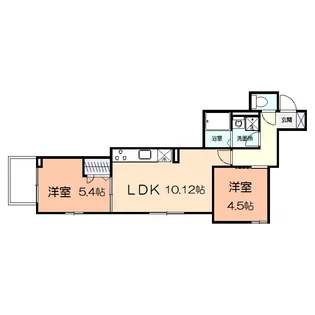 Blue Lotus【2階】の間取り
