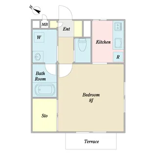 エスパシオ【1階】の間取り
