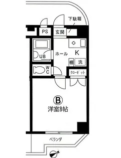 SAINT EAST OF YAMATE(セントイーストオブヤマテ)【9階】の間取り