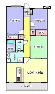 モラダ・アケボノ【2階】の間取り