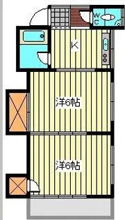 メイワ【1階】の間取り