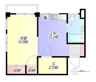 東京都渋谷区本町1【マンション】の間取り