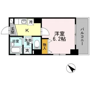 東京都中野区東中野4【マンション】の間取り