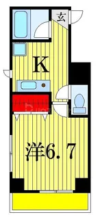 ヤサカハイム市川【1階】の間取り