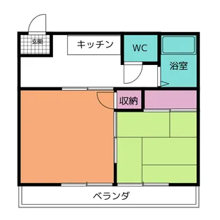 丸桂コーポ I【2階】の間取り