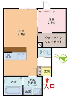 クレイス(KLEIS)【1階】の間取り