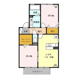 リビングタウン家代の里【1階】の間取り