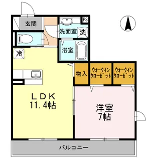 エーデルドルフ Nr.1【3階】の間取り