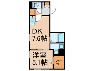 アズ浅草橋レジデンス【5階】の間取り