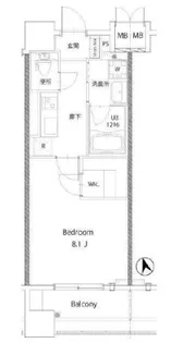 ベルヴュコート湘南【7階】の間取り
