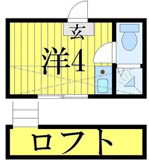 テラス京成高砂【2階】の間取り