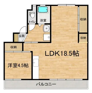 スカイクレスト1号棟【2階】の間取り