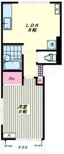 ドルチェ・カーサ(内見可能)【1階】の間取り