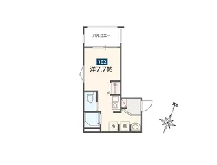 MELLAS京成小岩【1階】の間取り