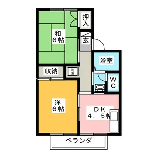 シャルムマツナガ【2階】の間取り