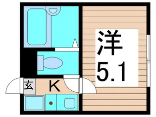 ノーザンロード五反野【2階】の間取り