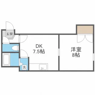 ハシモトロイヤル山の手【3階】の間取り