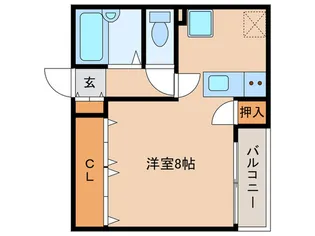 プレジール塚口【2階】の間取り
