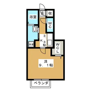 ストラットフォード【1階】の間取り