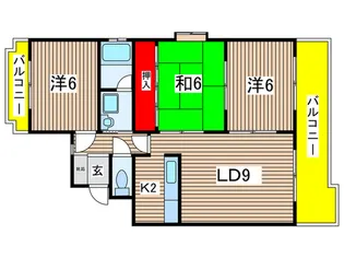 メゾンS&K【3階】の間取り