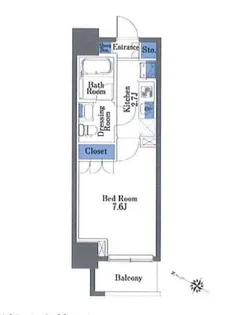 プライムメゾン神保町【11階】の間取り