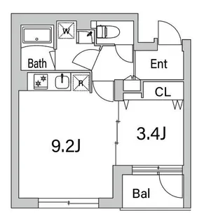 GranDuo経堂14【2階】の間取り