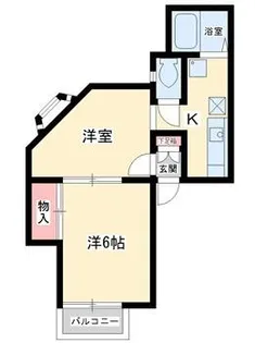 レモンライムコーポ【2階】の間取り
