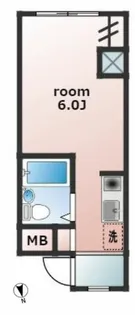 ツリーサイドB錦糸町【1階】の間取り