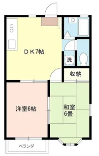ケイズガーデン【2階】の間取り