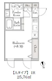 テラブリック南大井 200【1階】の間取り