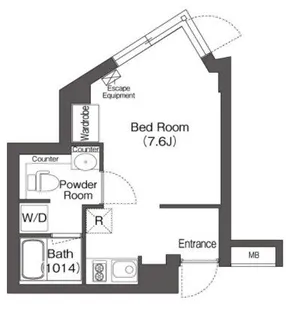 エスタート大井町フォレスト【3階】の間取り