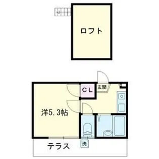 ランドマーク大街道3【1階】の間取り