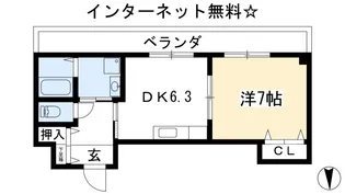 ファミール北山【3階】の間取り